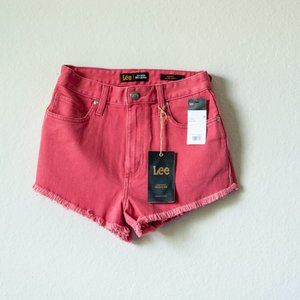 Lee Modern Vintage Jean Shorts in Retro Pink
